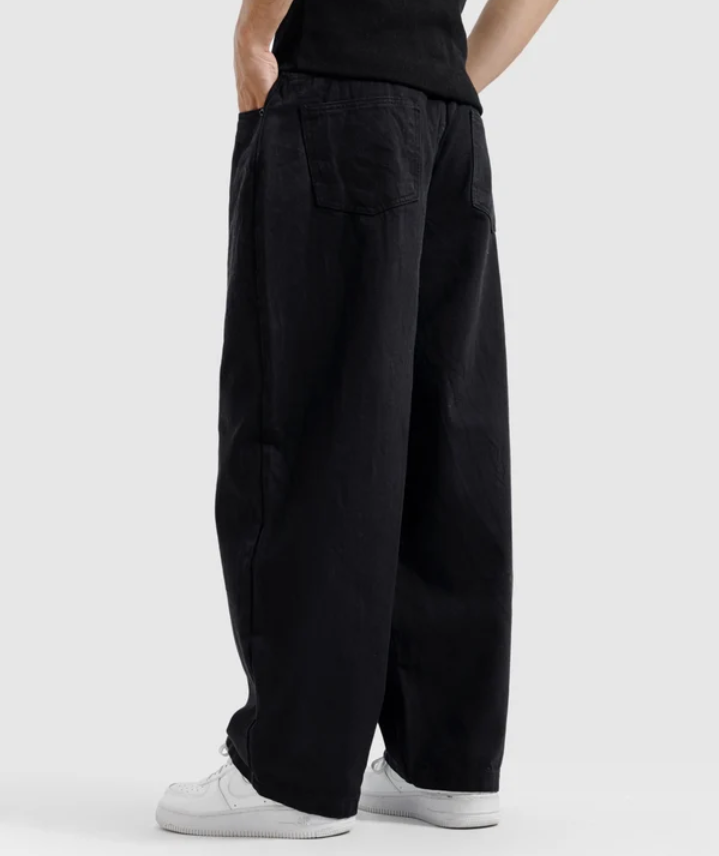 Pack Of 2 - LuxeLane Pants Premium Baggy Jeans
