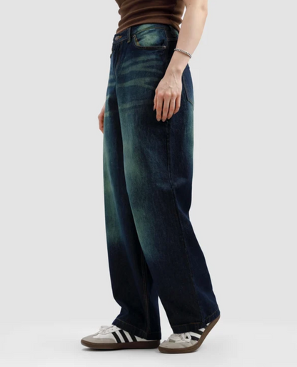 Pack Of 2 - LuxeLane Pants Premium Baggy Jeans